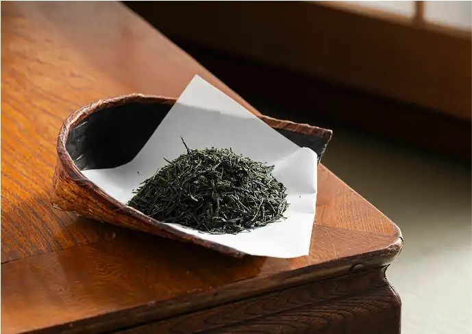 かぶせ茶の仕上茶