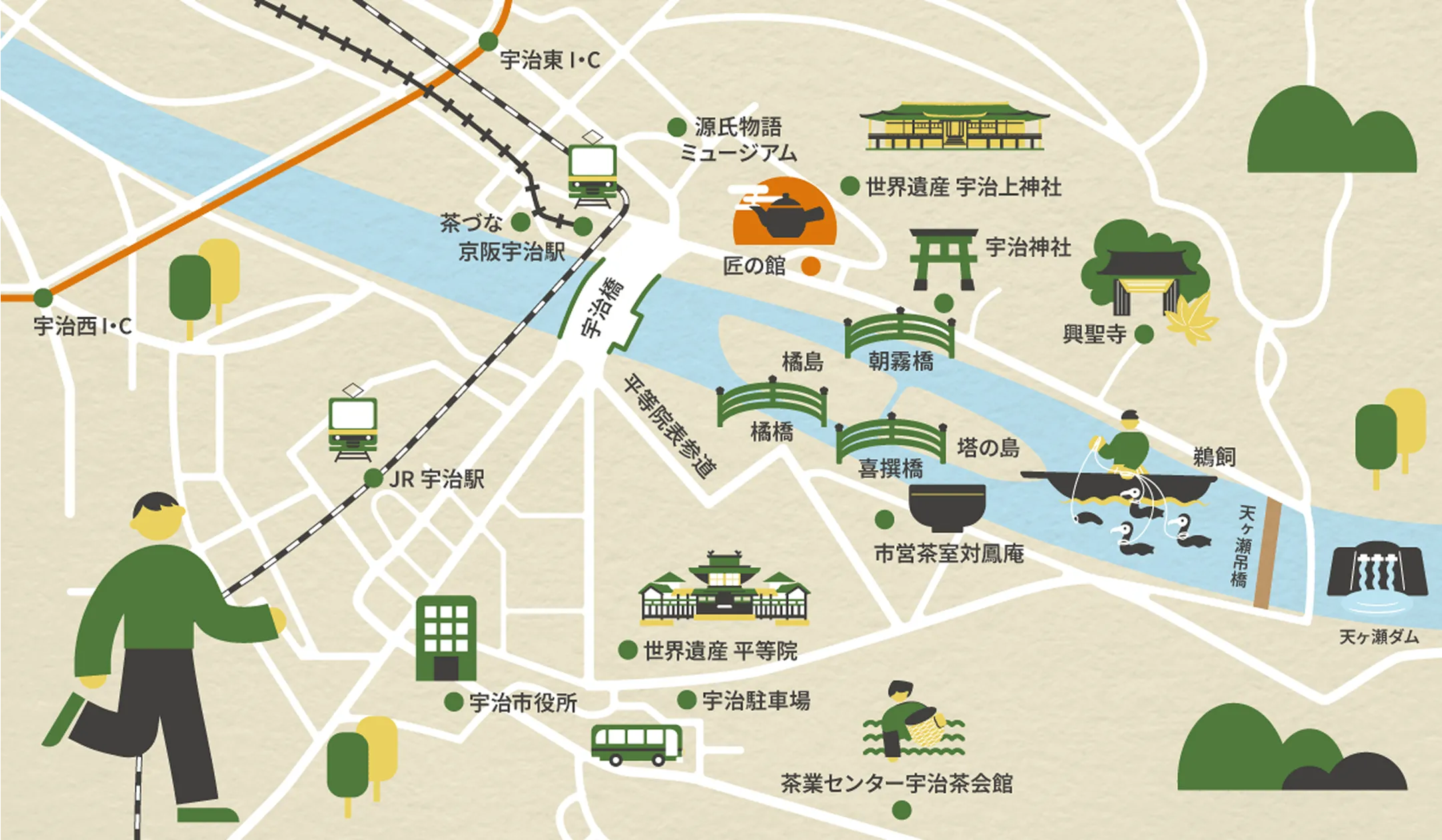 「匠の館」周辺地図